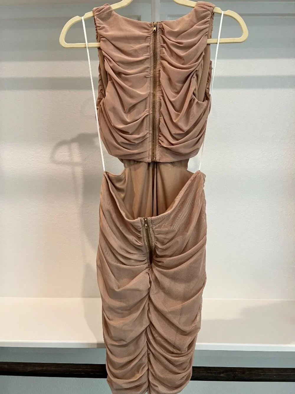 NWT Ruched Mini Dress - Picture 5 of 7